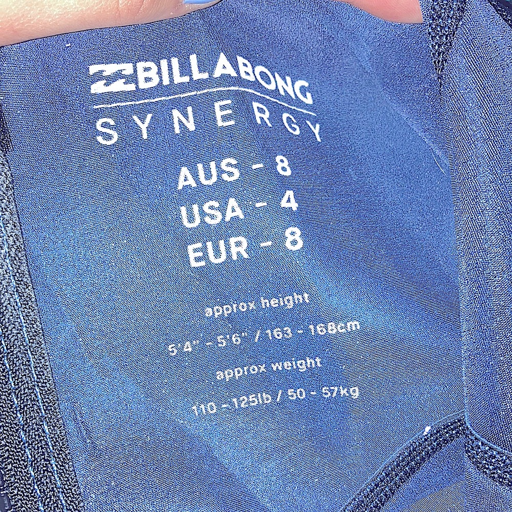 Billabong Synergy Wetsuit Size US 4